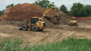 topsoil borrow pit